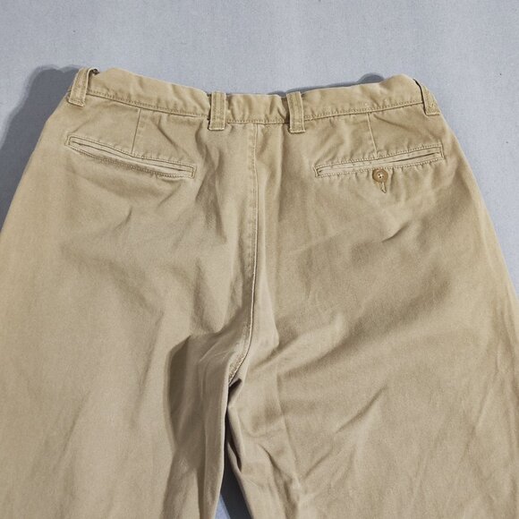 J. Crew chino pants men's size 32X32 tan colour straight leg cotton pants - Picture 4 of 10